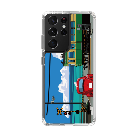Slim Protection Case［ Studio Alec Shonan Story - Enoden, Horizon, and Cumulonimbus Clouds ］