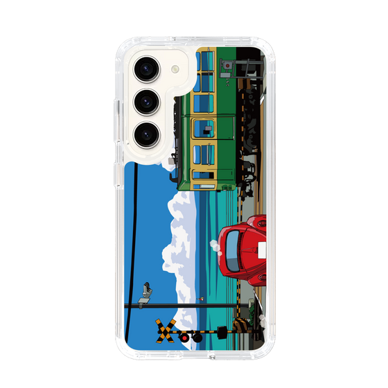 Slim Protection Case［ Studio Alec Shonan Story - Enoden, Horizon, and Cumulonimbus Clouds ］