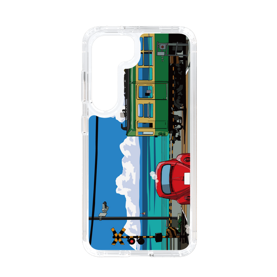Slim Protection Case［ Studio Alec Shonan Story - Enoden, Horizon, and Cumulonimbus Clouds ］
