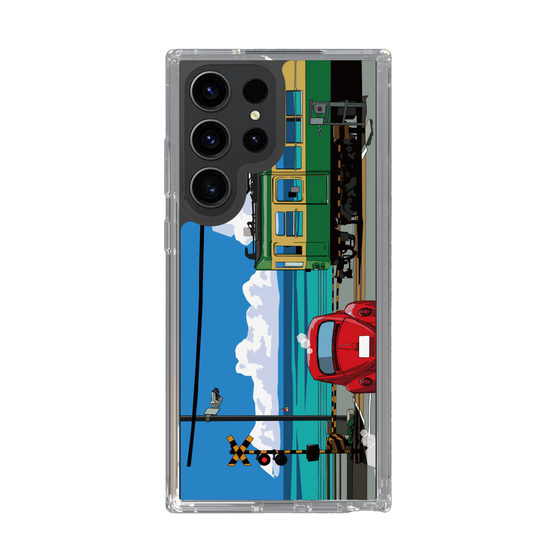 Slim Protection Case［ Studio Alec Shonan Story - Enoden, Horizon, and Cumulonimbus Clouds ］