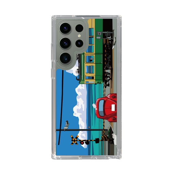 Slim Protection Case［ Studio Alec Shonan Story - Enoden, Horizon, and Cumulonimbus Clouds ］