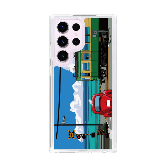 Slim Protection Case［ Studio Alec Shonan Story - Enoden, Horizon, and Cumulonimbus Clouds ］