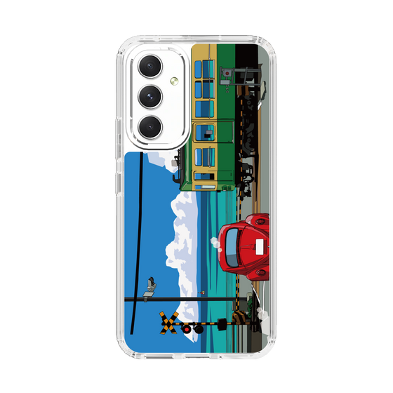 Slim Protection Case［ Studio Alec Shonan Story - Enoden, Horizon, and Cumulonimbus Clouds ］