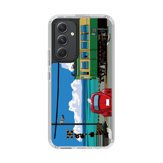 Slim Protection Case［ Studio Alec Shonan Story - Enoden, Horizon, and Cumulonimbus Clouds ］