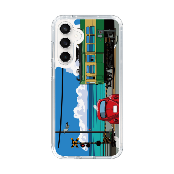 Slim Protection Case［ Studio Alec Shonan Story - Enoden, Horizon, and Cumulonimbus Clouds ］