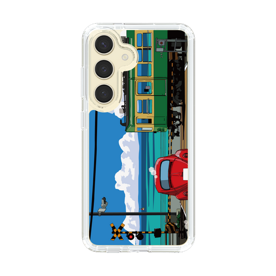Slim Protection Case［ Studio Alec Shonan Story - Enoden, Horizon, and Cumulonimbus Clouds ］