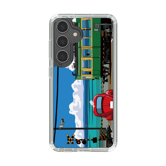 Slim Protection Case［ Studio Alec Shonan Story - Enoden, Horizon, and Cumulonimbus Clouds ］