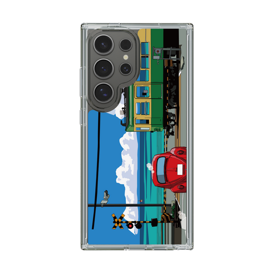 Slim Protection Case［ Studio Alec Shonan Story - Enoden, Horizon, and Cumulonimbus Clouds ］