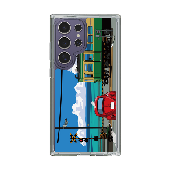 Slim Protection Case［ Studio Alec Shonan Story - Enoden, Horizon, and Cumulonimbus Clouds ］