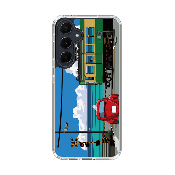 Slim Protection Case［ Studio Alec Shonan Story - Enoden, Horizon, and Cumulonimbus Clouds ］
