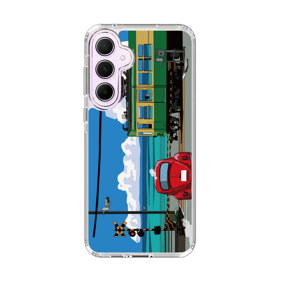 Slim Protection Case［ Studio Alec Shonan Story - Enoden, Horizon, and Cumulonimbus Clouds ］
