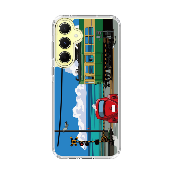 Slim Protection Case［ Studio Alec Shonan Story - Enoden, Horizon, and Cumulonimbus Clouds ］