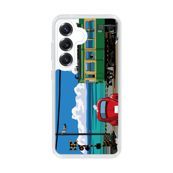Slim Protection Case［ Studio Alec Shonan Story - Enoden, Horizon, and Cumulonimbus Clouds ］