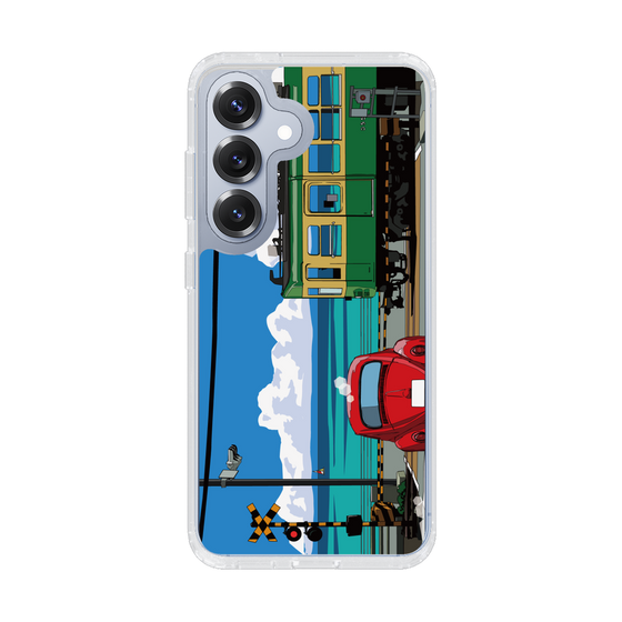 Slim Protection Case［ Studio Alec Shonan Story - Enoden, Horizon, and Cumulonimbus Clouds ］