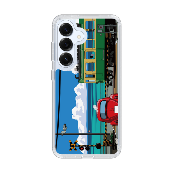 Slim Protection Case［ Studio Alec Shonan Story - Enoden, Horizon, and Cumulonimbus Clouds ］