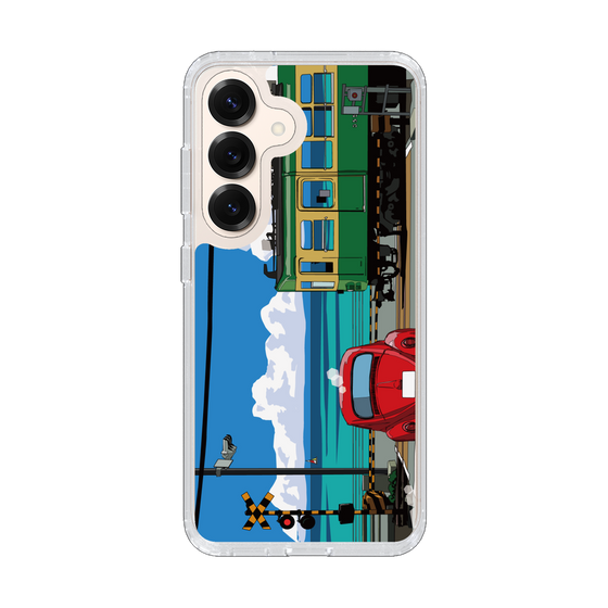 Slim Protection Case［ Studio Alec Shonan Story - Enoden, Horizon, and Cumulonimbus Clouds ］