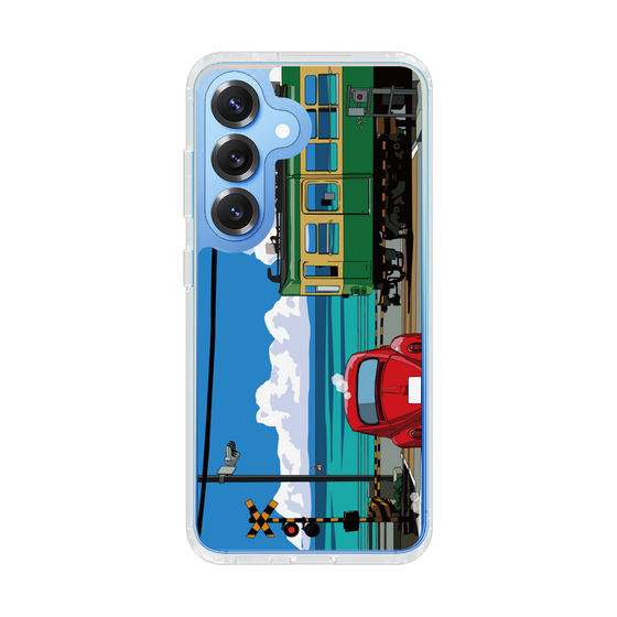 Slim Protection Case［ Studio Alec Shonan Story - Enoden, Horizon, and Cumulonimbus Clouds ］