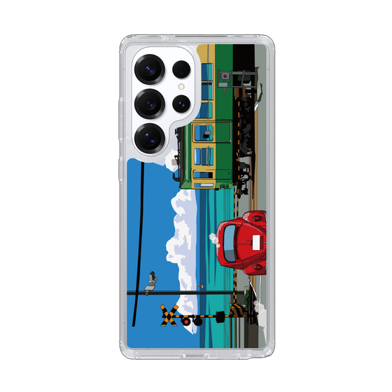 Slim Protection Case［ Studio Alec Shonan Story - Enoden, Horizon, and Cumulonimbus Clouds ］