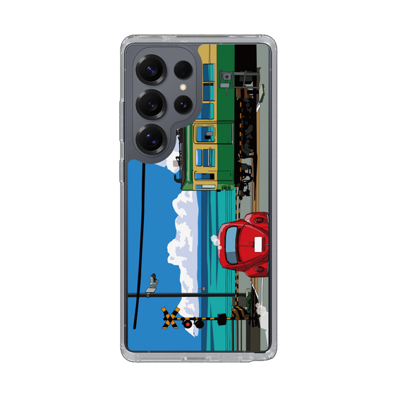 Slim Protection Case［ Studio Alec Shonan Story - Enoden, Horizon, and Cumulonimbus Clouds ］
