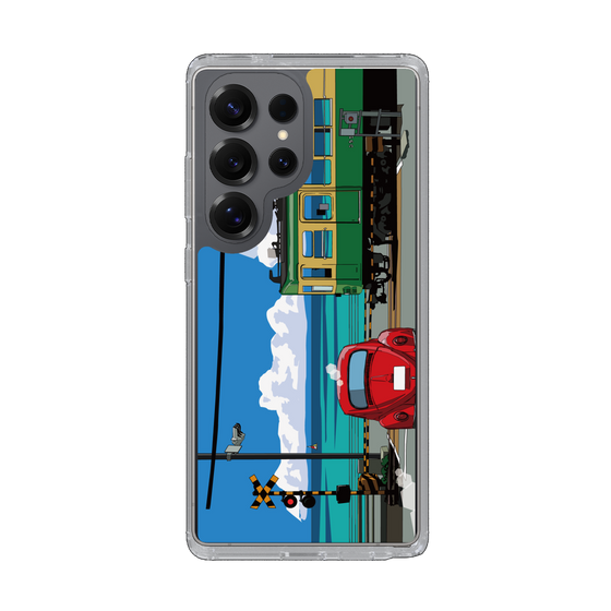 Slim Protection Case［ Studio Alec Shonan Story - Enoden, Horizon, and Cumulonimbus Clouds ］