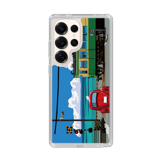 Slim Protection Case［ Studio Alec Shonan Story - Enoden, Horizon, and Cumulonimbus Clouds ］