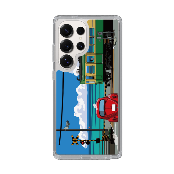 Slim Protection Case［ Studio Alec Shonan Story - Enoden, Horizon, and Cumulonimbus Clouds ］