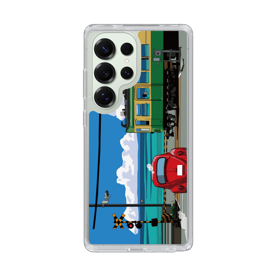 Slim Protection Case［ Studio Alec Shonan Story - Enoden, Horizon, and Cumulonimbus Clouds ］