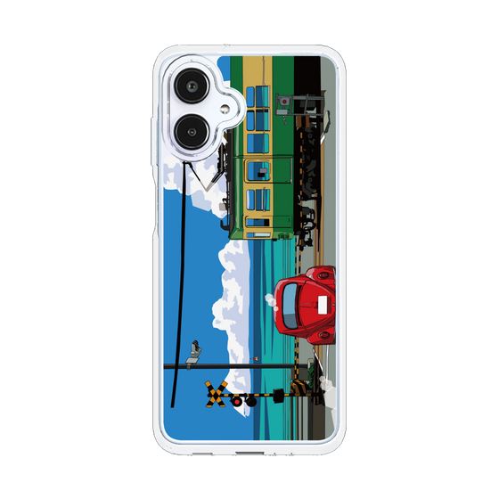 Slim Protection Case［ Studio Alec Shonan Story - Enoden, Horizon, and Cumulonimbus Clouds ］