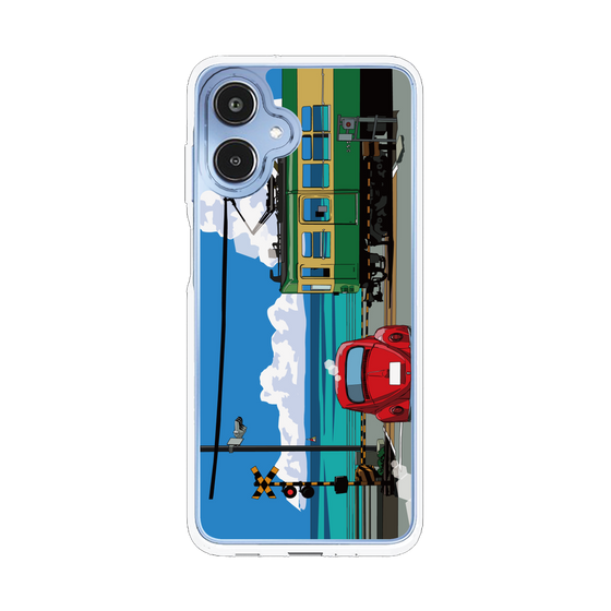 Slim Protection Case［ Studio Alec Shonan Story - Enoden, Horizon, and Cumulonimbus Clouds ］