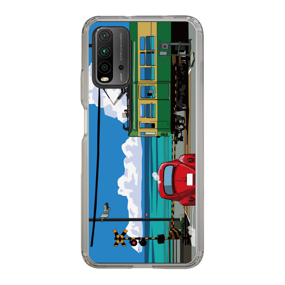 Slim Protection Case［ Studio Alec Shonan Story - Enoden, Horizon, and Cumulonimbus Clouds ］