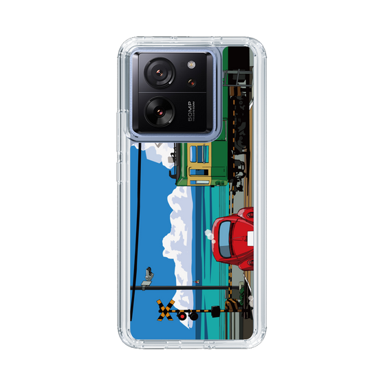 Slim Protection Case［ Studio Alec Shonan Story - Enoden, Horizon, and Cumulonimbus Clouds ］