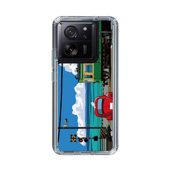 Slim Protection Case［ Studio Alec Shonan Story - Enoden, Horizon, and Cumulonimbus Clouds ］