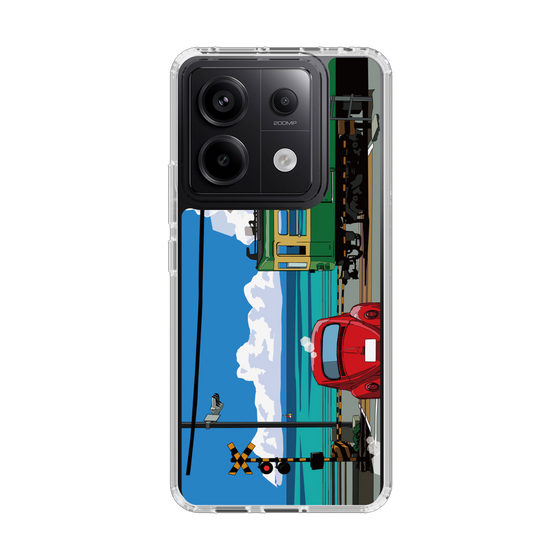 Slim Protection Case［ Studio Alec Shonan Story - Enoden, Horizon, and Cumulonimbus Clouds ］