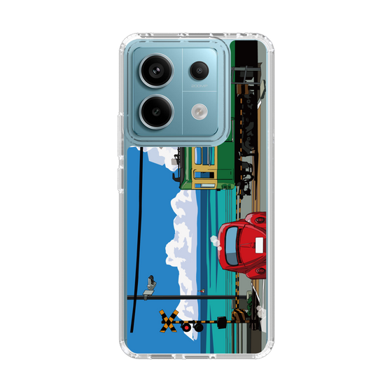 Slim Protection Case［ Studio Alec Shonan Story - Enoden, Horizon, and Cumulonimbus Clouds ］
