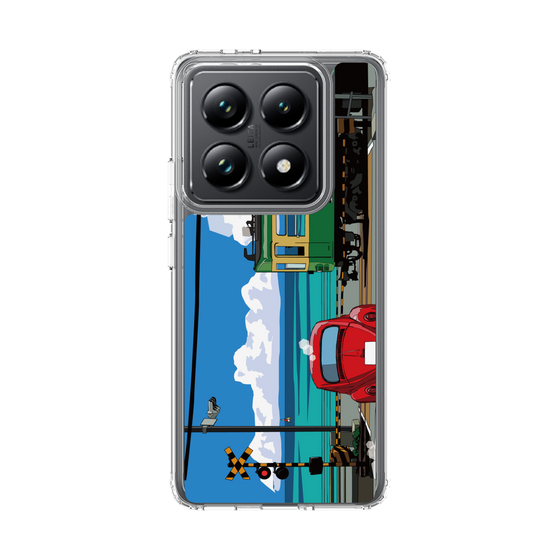 Slim Protection Case［ Studio Alec Shonan Story - Enoden, Horizon, and Cumulonimbus Clouds ］