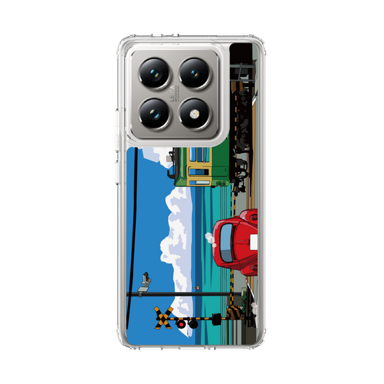 Slim Protection Case［ Studio Alec Shonan Story - Enoden, Horizon, and Cumulonimbus Clouds ］