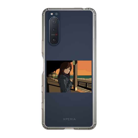 Slim Protection Case［ Studio Alec Shonan Story - Sunset at the Station Platform ］