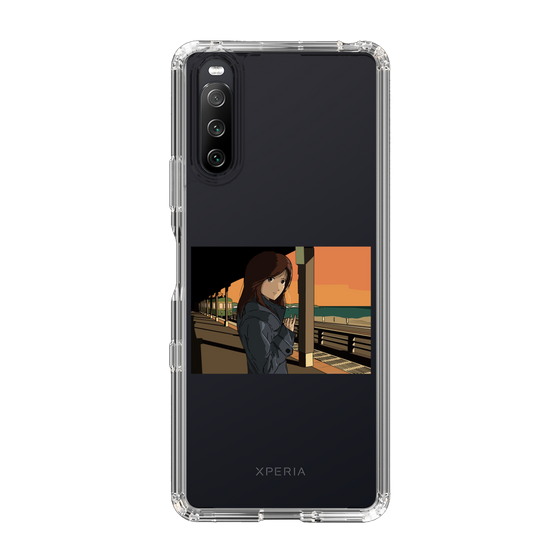Slim Protection Case［ Studio Alec Shonan Story - Sunset at the Station Platform ］