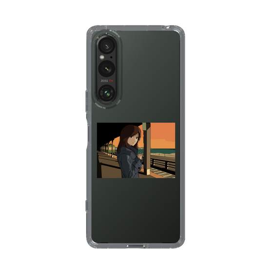 Slim Protection Case［ Studio Alec Shonan Story - Sunset at the Station Platform ］
