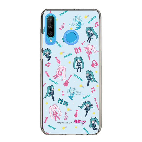 Slim Protection Case［ HATSUNE MIKU - Instrumental - Blue ］