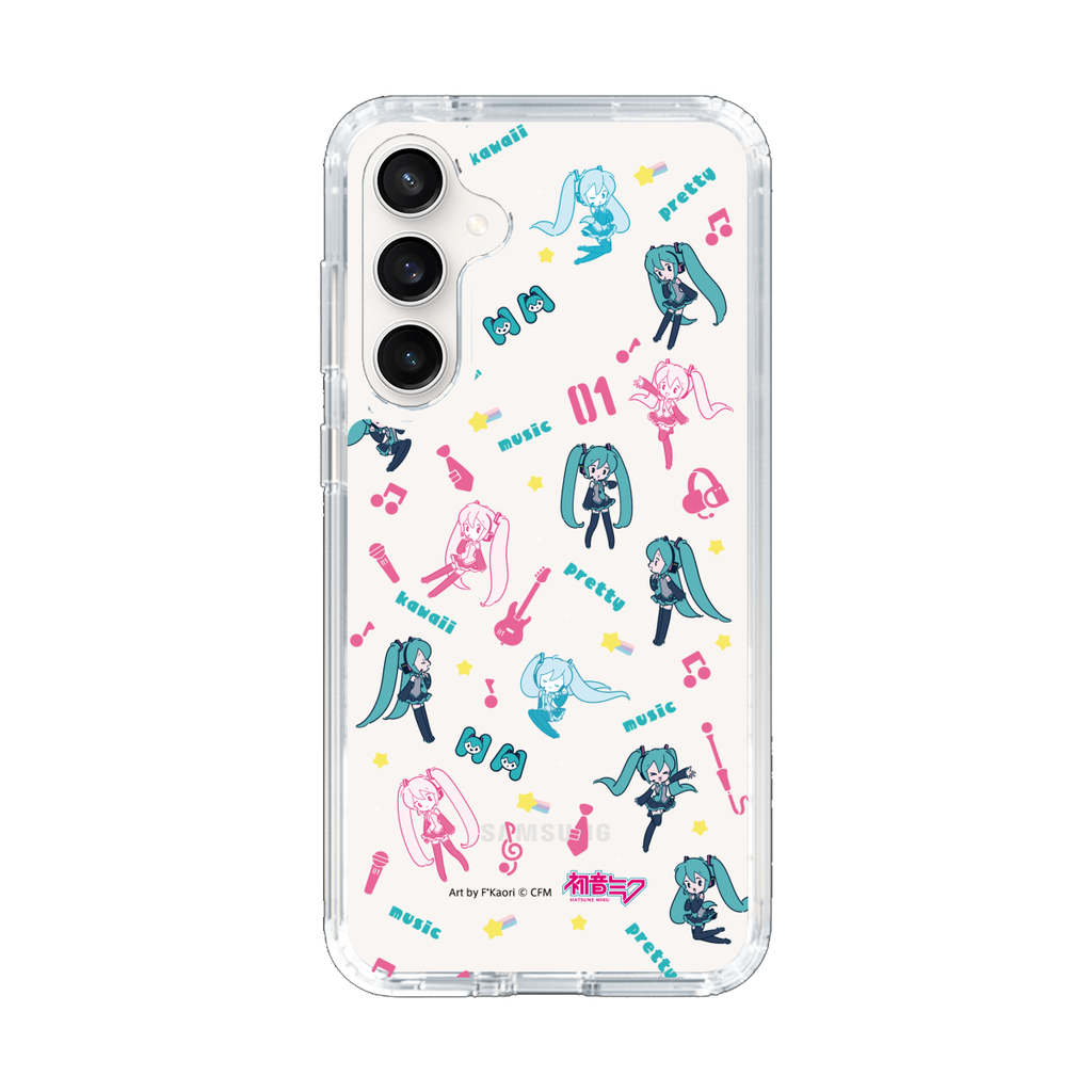 Slim Protection Case for Samsung Galaxy S23 FE［ HATSUNE MIKU - Instrumental - Clear ］
