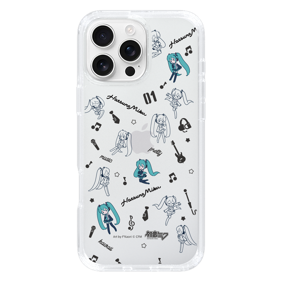 Slim Protection Case［ HATSUNE MIKU - Instrumental - Monochrome ］