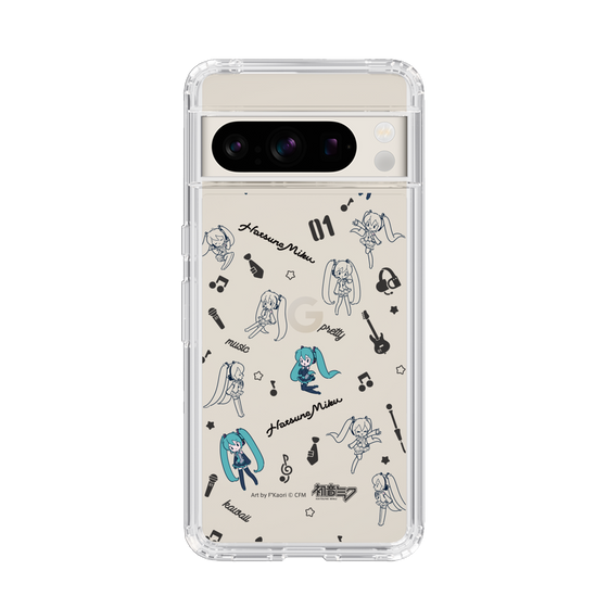 Slim Protection Case［ HATSUNE MIKU - Instrumental - Monochrome ］