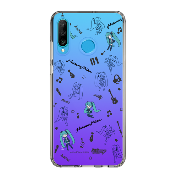 Slim Protection Case［ HATSUNE MIKU - Instrumental - Monochrome ］