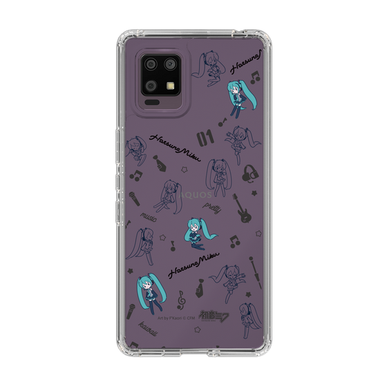 Slim Protection Case［ HATSUNE MIKU - Instrumental - Monochrome ］