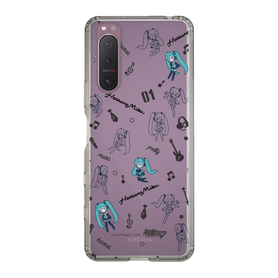 Slim Protection Case［ HATSUNE MIKU - Instrumental - Monochrome ］
