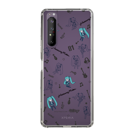 Slim Protection Case［ HATSUNE MIKU - Instrumental - Monochrome ］