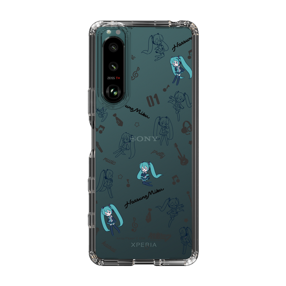 Slim Protection Case［ HATSUNE MIKU - Instrumental - Monochrome ］