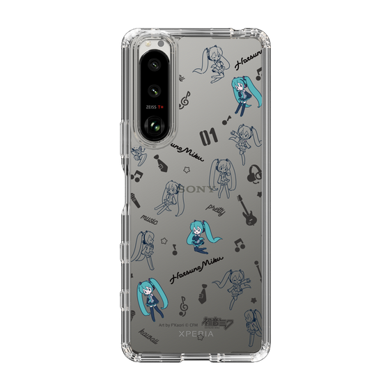 Slim Protection Case［ HATSUNE MIKU - Instrumental - Monochrome ］