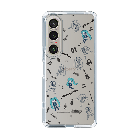 Slim Protection Case［ HATSUNE MIKU - Instrumental - Monochrome ］